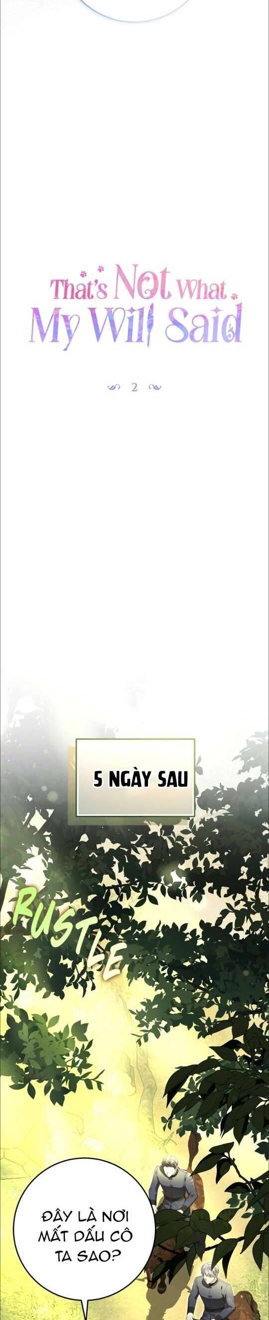 Di Nguyện Của Tôi Không Phải Như Thế Chương 2 Ảnh 14