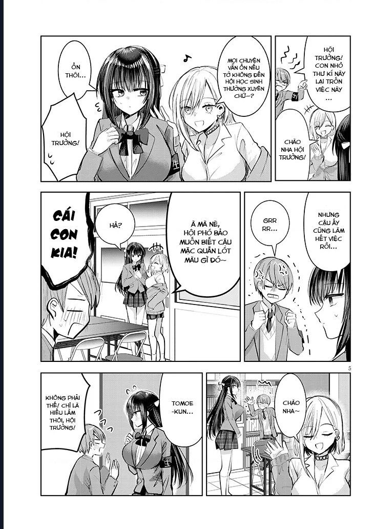 Kotowarenai Kaichou Wa Tomoe-Kun Ni Dake Shite Agetai - Chương 4 - Trang 6