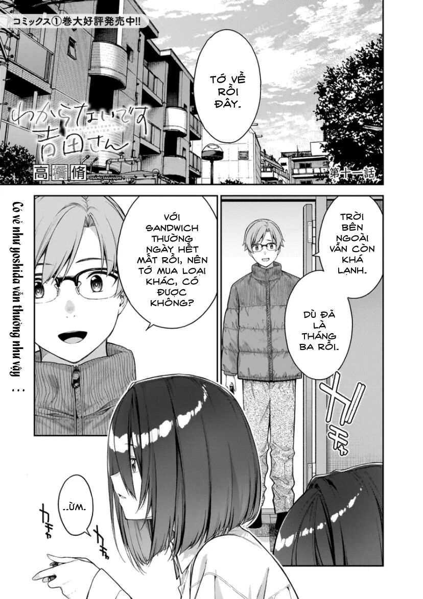 Wakaranai Desu Yoshida-San - Chương 11.1 - Trang 2