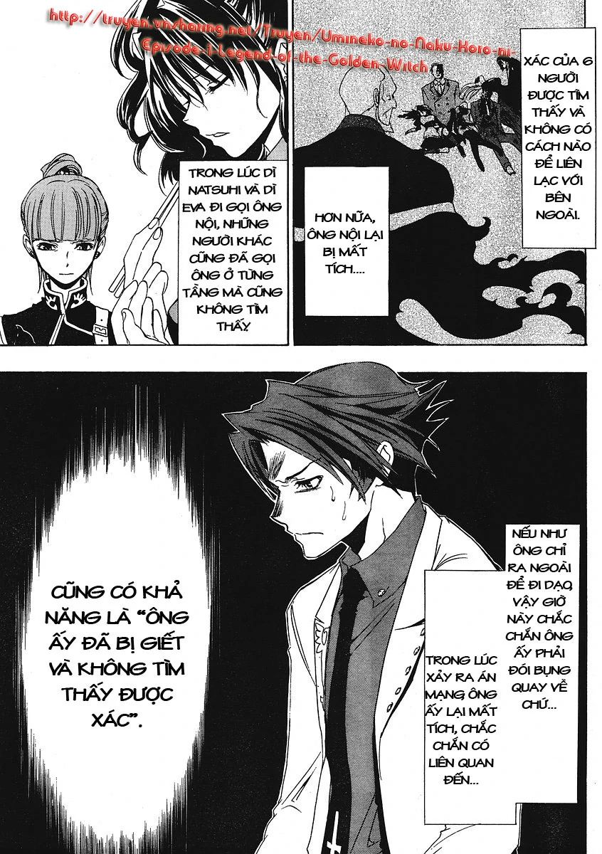 Umineko No Naku Koro Ni Episode 1: Legend Of The Golden Witch - Chương 9 - Trang 6