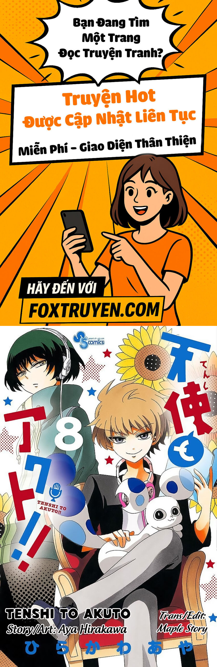 Tenshi To Akuto!! - Chương 70 - Trang 1