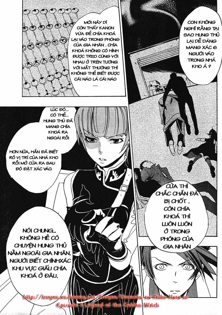 Umineko No Naku Koro Ni Episode 1: Legend Of The Golden Witch - Chương 9 - Trang 14