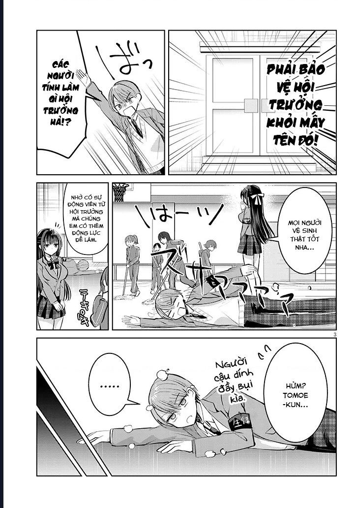 Kotowarenai Kaichou Wa Tomoe-Kun Ni Dake Shite Agetai - Chương 5 - Trang 4
