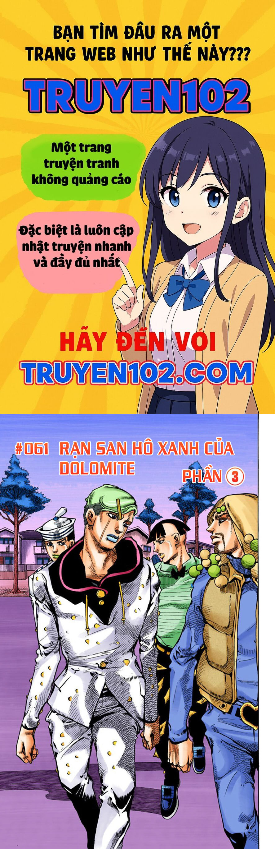 Cuộc Phiêu Lưu Kì Bí Của Jojo Phần 8: Jojolion - Chương 61 - Trang 1