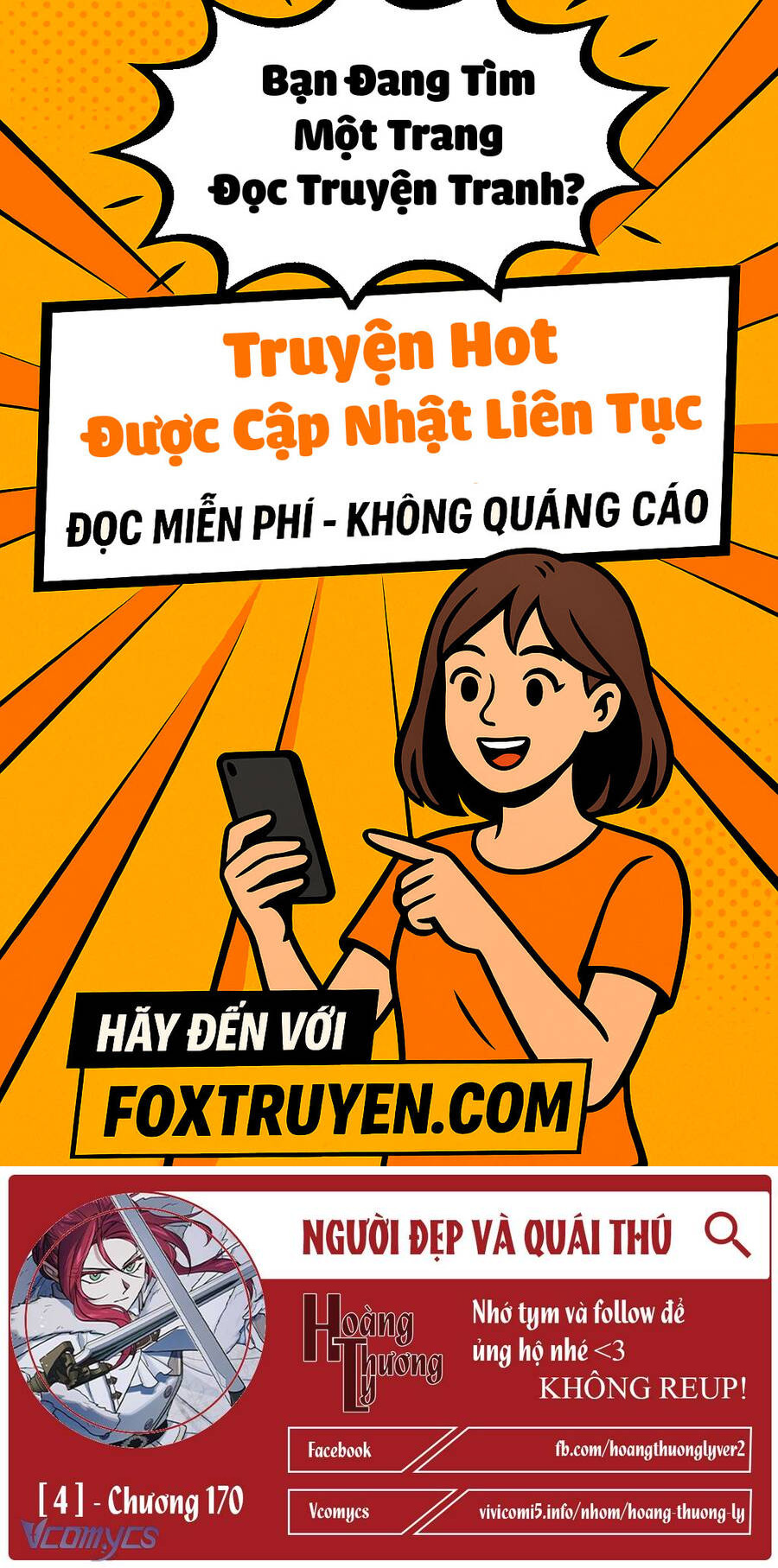 Người Đẹp Và Quái Vật - Chương 170 - Trang 1