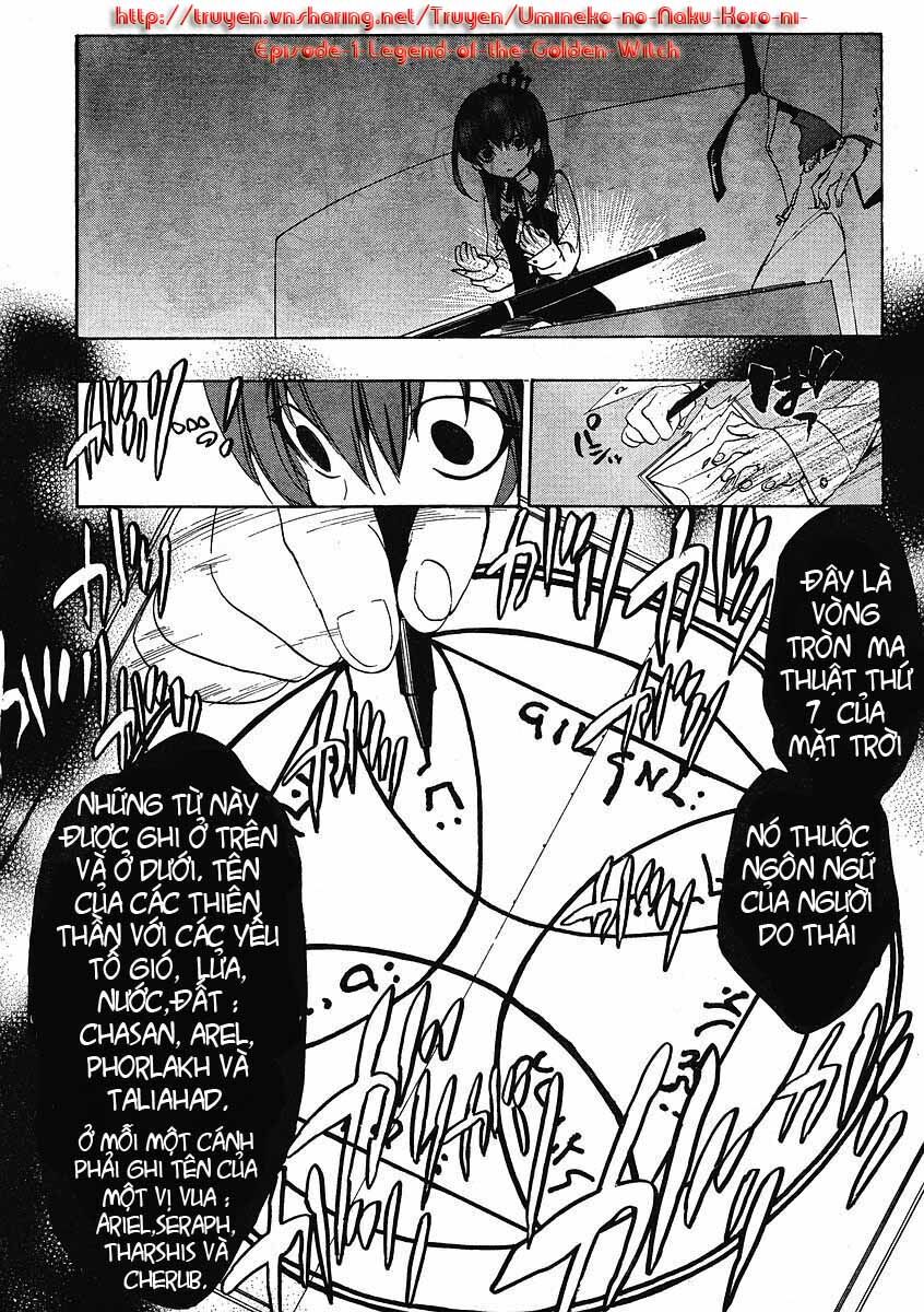 Umineko No Naku Koro Ni Episode 1: Legend Of The Golden Witch - Chương 9 - Trang 38