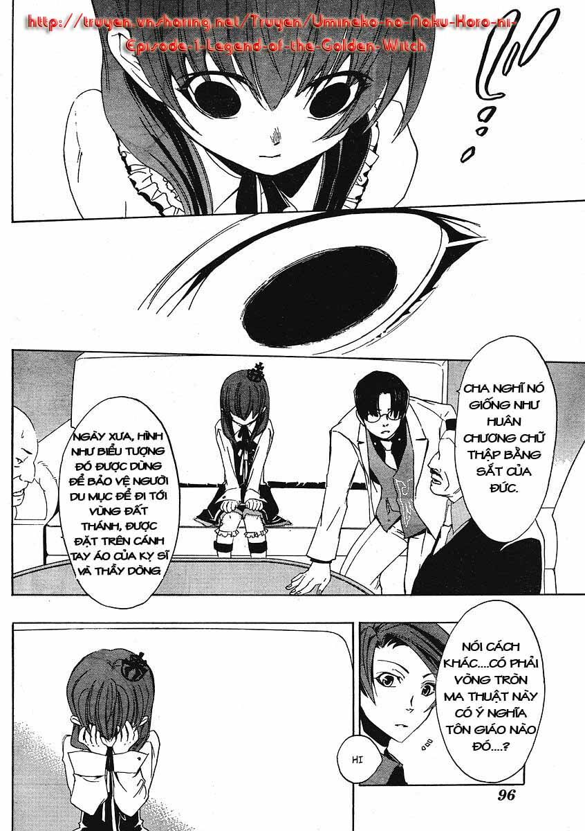 Umineko No Naku Koro Ni Episode 1: Legend Of The Golden Witch - Chương 9 - Trang 31