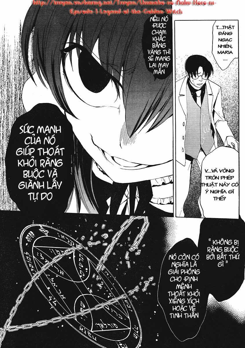 Umineko No Naku Koro Ni Episode 1: Legend Of The Golden Witch - Chương 9 - Trang 40