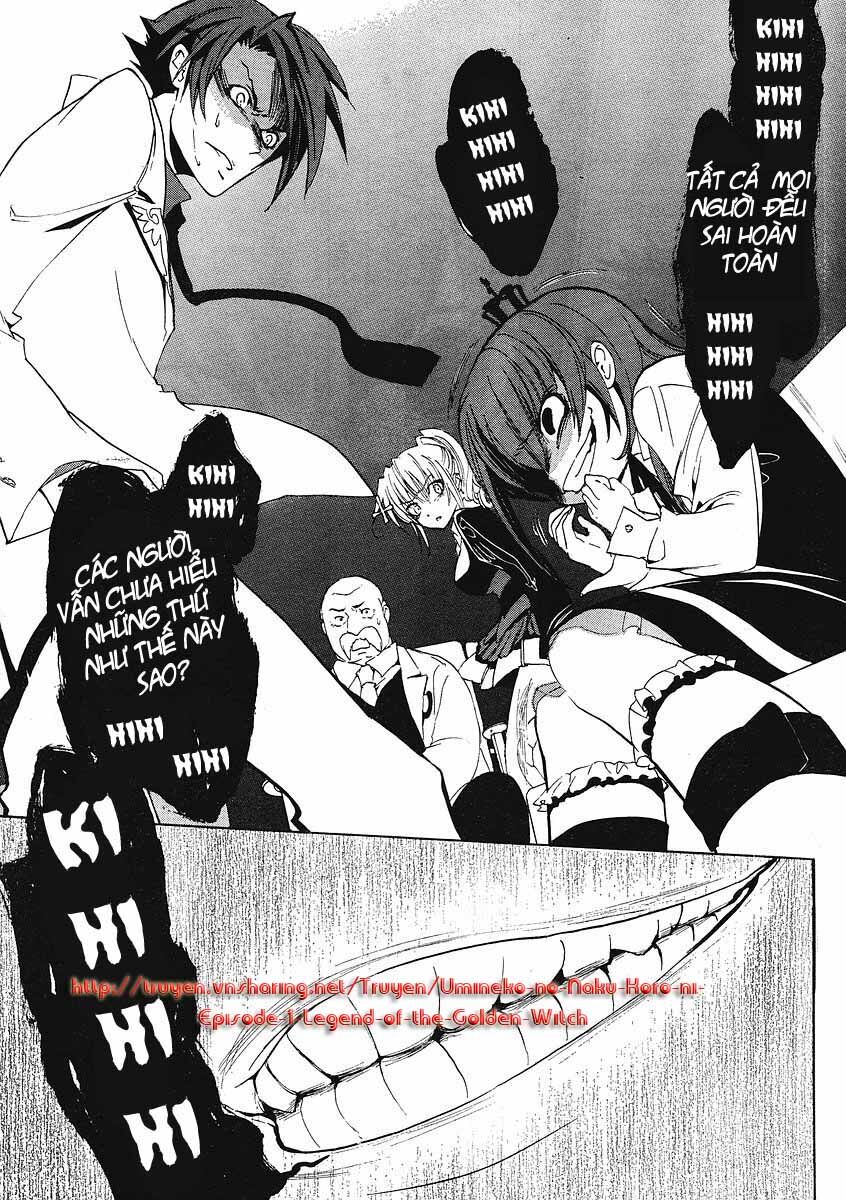 Umineko No Naku Koro Ni Episode 1: Legend Of The Golden Witch - Chương 9 - Trang 36