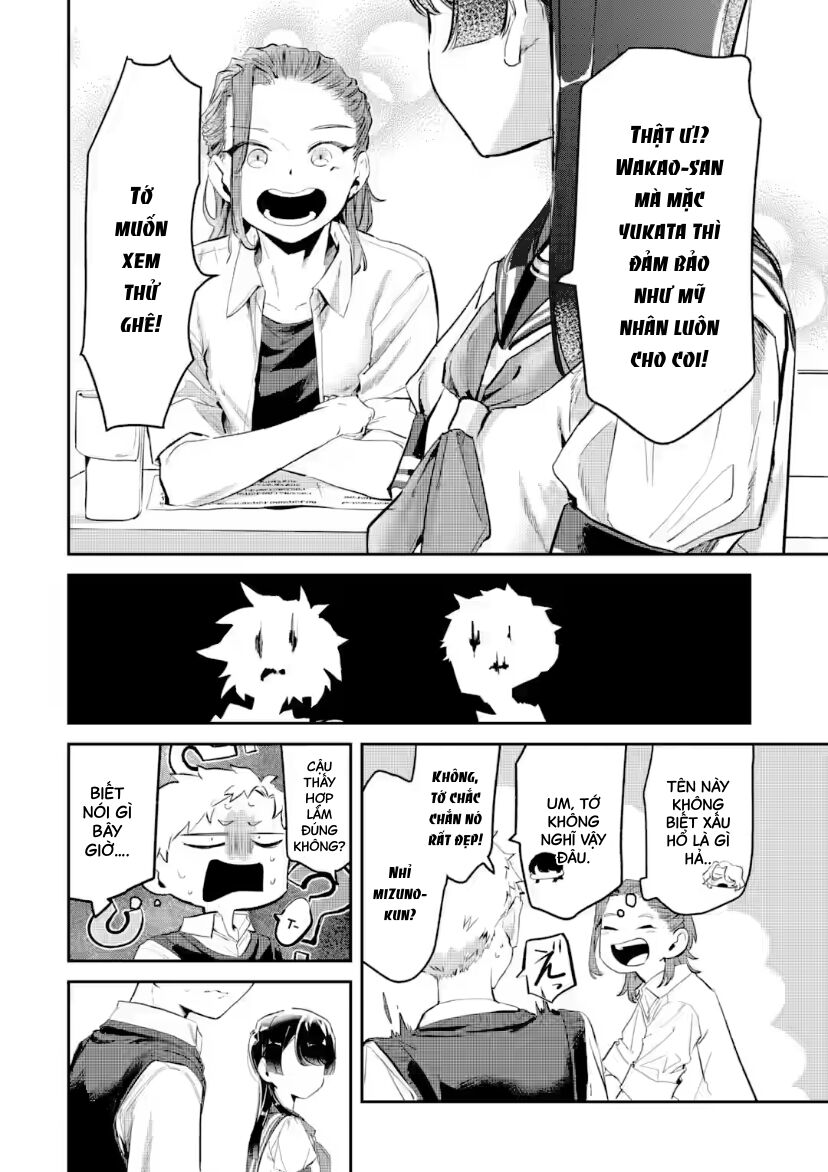 Cô Bạn Wakao-San Bàn Bên Có Vẻ Nhìn Thấy Gương Mặt Của Tôi Nhưng Tôi Thì Không - Chương 18 - Trang 9