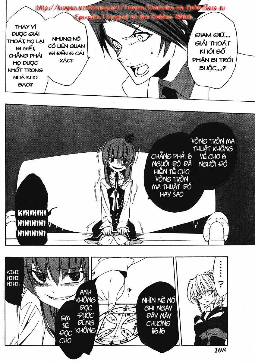 Umineko No Naku Koro Ni Episode 1: Legend Of The Golden Witch - Chương 9 - Trang 41