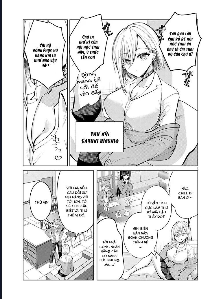 Kotowarenai Kaichou Wa Tomoe-Kun Ni Dake Shite Agetai - Chương 4 - Trang 4