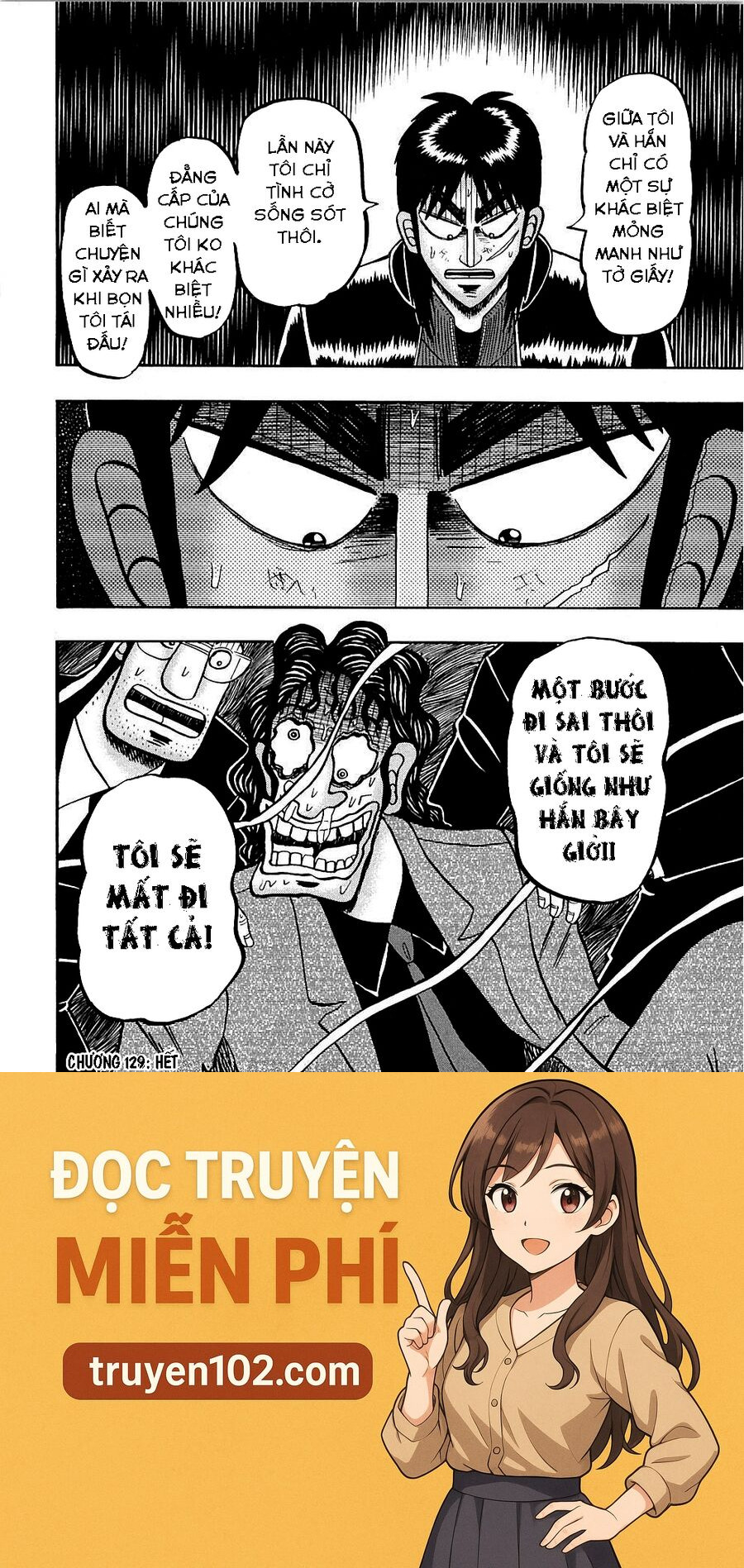 Tobaku Datenroku Kaiji - Chương 129 - Trang 21