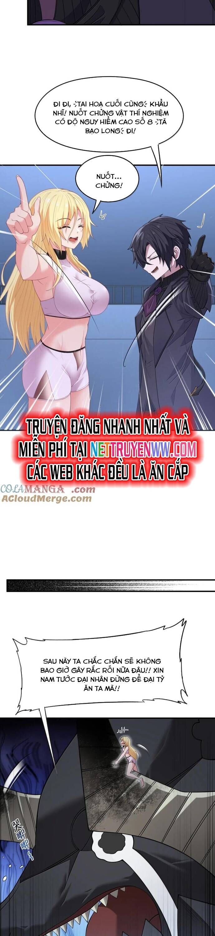 Thuật Sĩ Luyện Kim Tà Ác Không Giải Quyết Được Vật Thí Nghiệm Của Mình