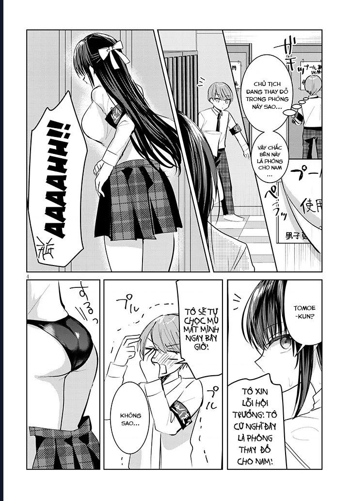 Kotowarenai Kaichou Wa Tomoe-Kun Ni Dake Shite Agetai - Chương 6 - Trang 5