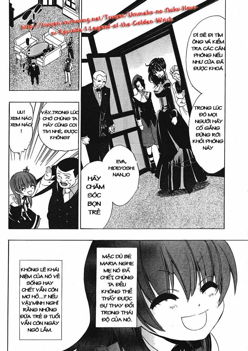 Umineko No Naku Koro Ni Episode 1: Legend Of The Golden Witch - Chương 9 - Trang 7