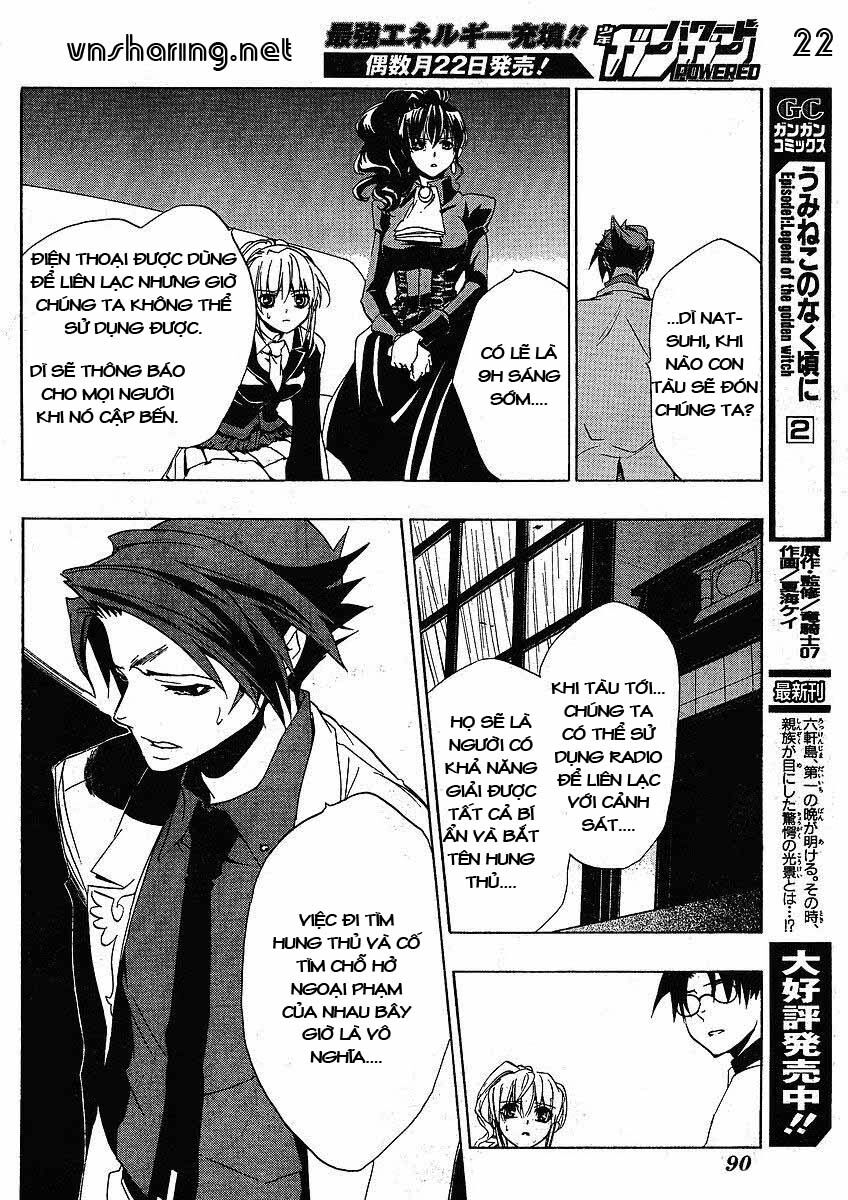 Umineko No Naku Koro Ni Episode 1: Legend Of The Golden Witch - Chương 13 - Trang 22