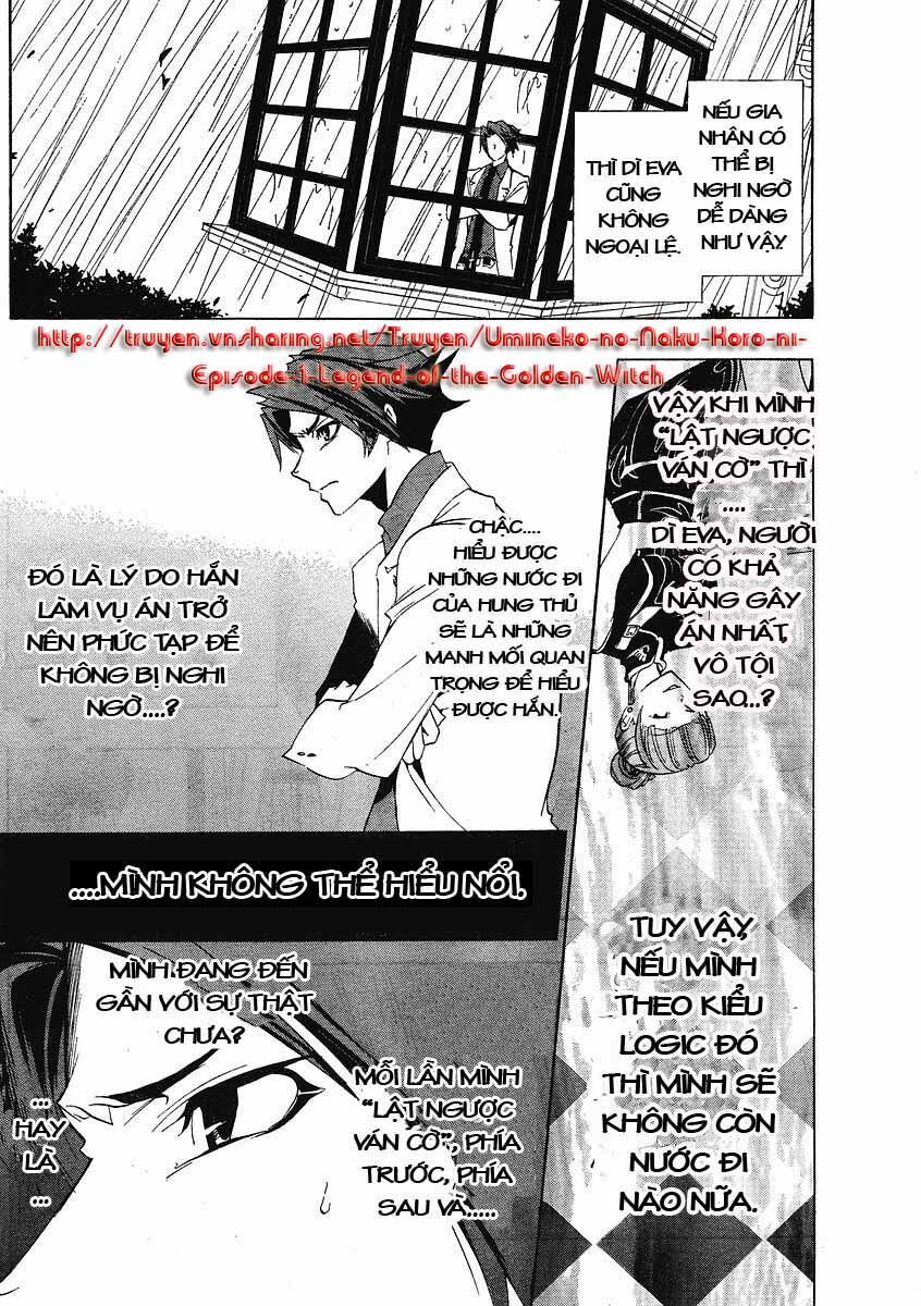 Umineko No Naku Koro Ni Episode 1: Legend Of The Golden Witch - Chương 9 - Trang 27