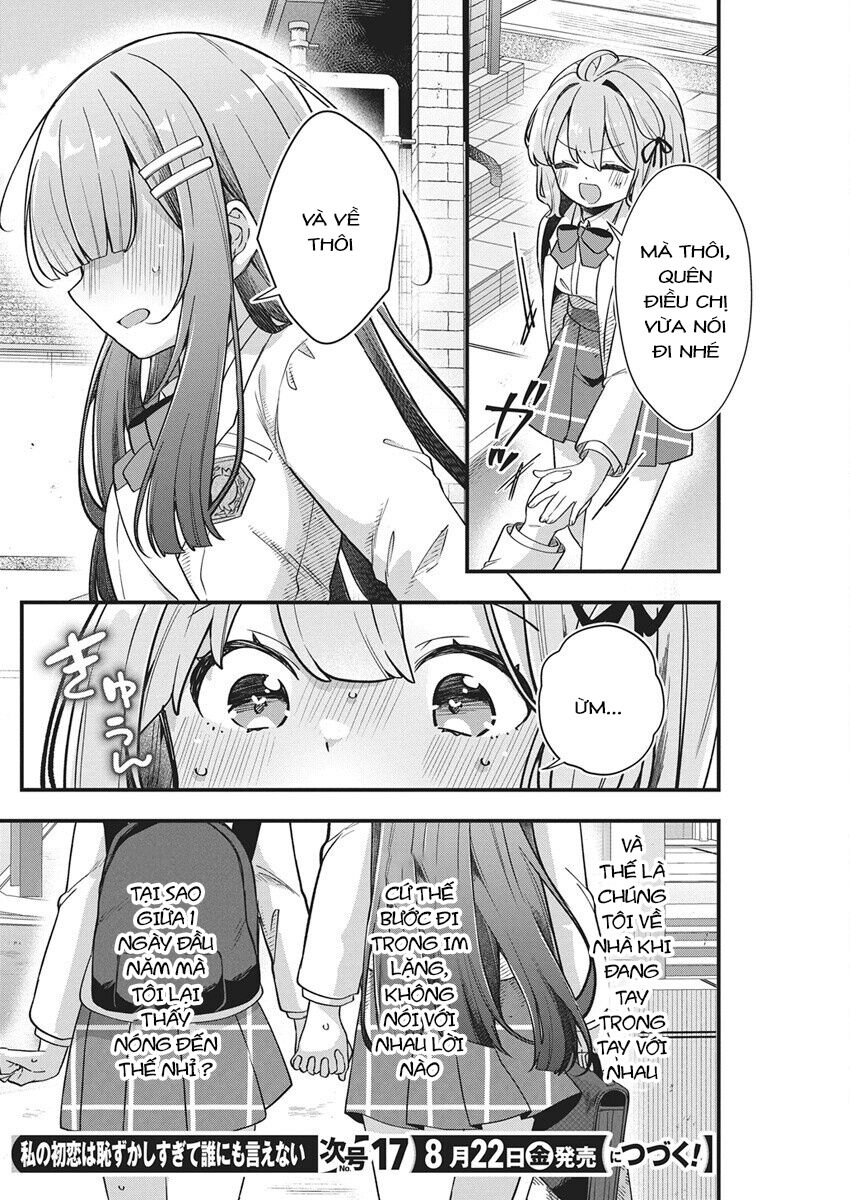 Watashi No Hatsukoi Wa Hazukashisugite Darenimo Ienai - Chương 25 - Trang 20