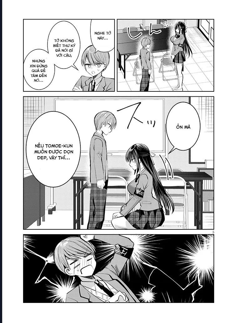 Kotowarenai Kaichou Wa Tomoe-Kun Ni Dake Shite Agetai - Chương 5 - Trang 6