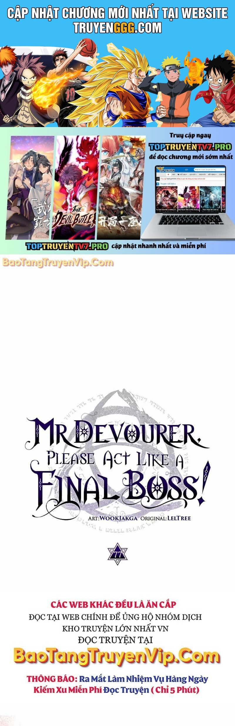 Hãy Hành Động Như Một Boss Đi Ngài Mr Devourer Chương 77.1 Ảnh 2