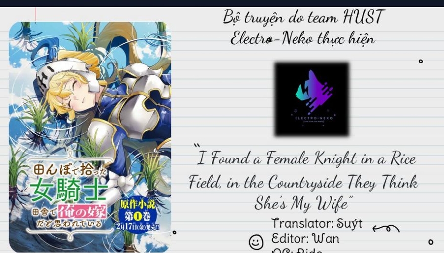 I Found a Female Knight in a Rice Field in the Countryside They Think She’s My Wife Chapter 33 - Trang 2